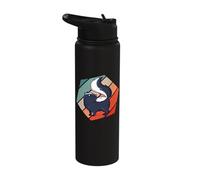 Cute Little Skunk Comicstyle Wildlife Animals petskunks Stainless Steel Insulated Water Bottle