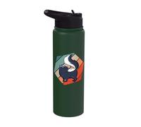 Cute Little Skunk Comicstyle Wildlife Animals petskunks Stainless Steel Insulated Water Bottle
