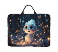 Cute Little Snowman in The Forest 14 Inch Laptop Case, Water-Resistant and Shockproof Computer Cases for Laptopsï¼ŒSuitable for Daily Travel