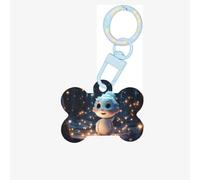 Cute Little Snowman in The Forest Dog Tags for Pets,Bone-Shaped Acrylic Pet ID Tags,Perfect for Small to Large Dogs and Cats,Cute & Functional