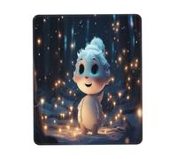 Cute Little Snowman in The Forest Gaming Mouse Pad, Full-Print Design with 3mm Rubber Base, Ergonomic and Durable for Office, Gaming, and Study