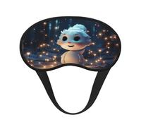 Cute Little Snowman in The Forest Sleep Eye Mask, Soft & Comfortable for Men, Women, Comfortable Sleep Mask