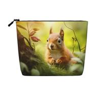 Cute little squirrel Women's toiletry and cosmetic bag, unisex toiletry storage bag, personal care storage bag