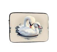 Cute Little Swan Laptop Sleeve Case 13 Inch Suitable For Notebook Computer Tablet Traveling Carrying Simple Case