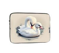 Cute Little Swan Laptop Sleeve Case 13 Inch Suitable for Notebook Computer Tablet Traveling Carrying Simple Case