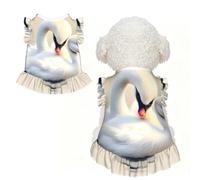Cute little swan Pet Dress for Small Medium Dogs