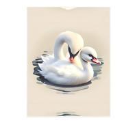 Cute Little swan Self-Adhesive Sparkling Crystal Stickers are Suitable for Art Greeting Cards, Scrapbooking, Home Decoration, Suitable for car and Craft Decoration