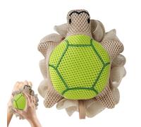 Cute Little Turtle Bath Ball - PE 14 * 12cm | Animal Shape Kids Sponge | Animal Shape Bath Sponge Kids for Body Bathroom Washing Cleaning Shower Bathtub Home Children