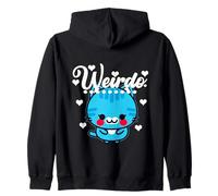 Cute Little Weirdo Heart Everywhere - Proclaim It With Pride Zip Hoodie
