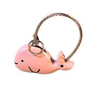 Cute Little Whale Keychain With Magnet Couple Gift Key Ring Key Pendant Bag Luggage Key Pendant Accessories Valentine's Day Keyring Gift 1Pcs