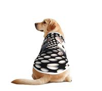 Cute Little White Mouse Dog Shirt Vest Dog Clothes- Breathable Cooling for Big Dogs, Sun Protection Comfort Wear for Golden Retriever, Husky, Alaska Outdoor Activities 4X-Large