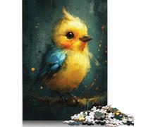 Cute Little Yellow Bird 500 Piece Jigsaw Puzzle for Adults & Age 18 Years Up - Family Activity Jigsaw Puzzles Educational Games Difficult And Challenge 500pcs (52x38cm)