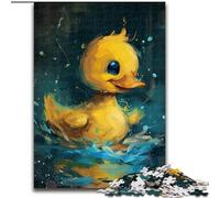 Cute Little Yellow Duck 1000 Piece Jigsaw Puzzle for Adults And Teenagers, Stress Reliever Staycation Kill Time Funny Gift (26x38cm)