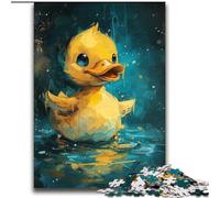Cute Little Yellow Duck Jigsaws Puzzles 2000 Pieces for Adults Gifts, Challenging Game And Family Play Educational Game for Birthday, Chrismas (70x100cm)