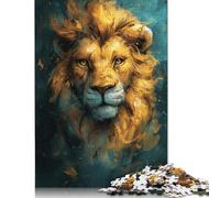 Cute Little Yellow Lion 1000 Piece Jigsaw Puzzle for Adult Toy Intellectual Game Educational Game for Adult Stress Relief Home Decoration 1000pcs (75x50cm)
