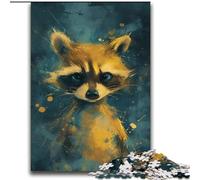 Cute Little Yellow Raccoon 2000 Pieces Jigsaw Puzzles For Teens And Adults, Educational Games Home Decoration Birthday Present, Gifts, Wall Art (70x100cm)