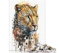 Cute Llama Art Puzzles 500 Pieces Wooden Puzzles Puzzles for Adults & Teenager Educational Puzzle 500pcs (52x38cm)