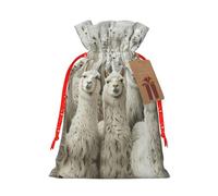 Cute Llama Christmas Bags Friend Party Presents Gift Birthdays Weddings Happy Halloween Snacks Hamper