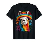 Cute Llama Costume Cotopaxi National Park Alpaca Ecuador T-Shirt