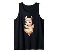 Cute Llama Dancing Cartoon Fun Tank Top
