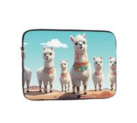Cute Llama Laptop Case Sleeve 10 inch Laptop Bag Shockproof Computer Carrying Cover Protective Notebook Case