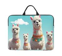 Cute Llama Laptop Case Sleeve 14" Laptop Bag Shockproof Computer Carrying Cover Protective Notebook Case