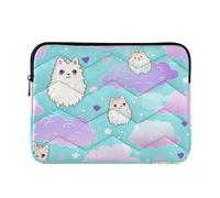 Cute Llama Laptop Sleeve Bag for 13-13.3Inch, Waterproof Shockproof Laptop Quilting Case, Slim Lightweight Design for Work-M
