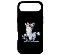 Cute Llama On Skateboard With Soccer Ball Beanie Case for iPhone Air