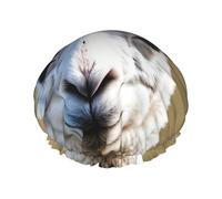 Cute Llama pattern Print Shower Cap, Shower Cap for Women Reusable, Waterproof Bath Cap,Quick Drying Bath Hair Cap