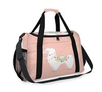 Cute Llama Print Travel Duffel Bag for Girls Boys Women Men Llama Weekend Overnight Bag Shoulder Tote Luggage Handbag for Travel Sports Gym