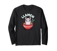 Cute Llama Stuff Alpaca Peru Animal Drama Noodle Long Sleeve T-Shirt