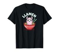 Cute Llama Stuff Alpaca Peru Animal Drama Noodle T-Shirt