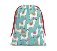 Cute Llama Ultra Soft Velvet Gift Bag, Stylish Design, Preferred For Holidays