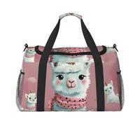 Cute Llamas Printed Travel Duffle Bag for Men Women Weekender Travel Organizer Bag for Sport, Outdoors, Gym & Fishing