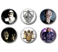 Cute Locker Magnets for Girls and Boys Doctor Who Inspired Theme (Aliens)