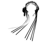 Cute Lolita Lace Bow Headband for Maid Cosplay Black Cloth | Japanese Style, Comfortable Fit, Versatile Use, Little Hair Accessories, Party and Daily Wear