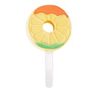 Cute Lollipop Bath Bombs Can Blow Bubbles Handmade Nature Bubble Bath Fizzes Fun Interactive Bathtime Gifts for Boys Girls Kids (Lemon) (D)