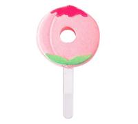 Cute Lollipop Bath Bombs Can Blow Bubbles Handmade Nature Bubble Bath Fizzes Fun Interactive Bathtime Gifts for Boys Girls Kids (Peach) (C)
