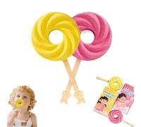 Cute Lollipop Bath Bombs, Lollipop Bath Bombs, Colorful Bubble Baths Ball, Handmade Natural Bubble Spa Bath Ball, Rainbow Bath Balls Gift Set, Bubble and Floating Fizzies Spa Kit for Kids (Mix)