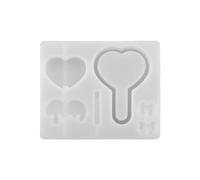 Cute Lollipop Silicone Mold Resin Shaker Pendant Keychain Jewelry Making Tools Craft Supplies Silicone for Jewelry Making Craft Supplies