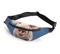Cute Long Ear Belt Bag with Adjustable Strap, Lightweight Travel Crossbody Bags, Hands-Free Mini Fanny Packs in Running Gym