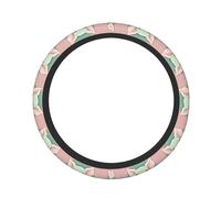 Cute Long Ear Pig Print Steering Wheel Cover Car Accessory Breathable Insulated Protection Cars Suv Trucks