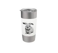 Cute Lop Eared Bunny Rabbit Stainless Steel Insulated Tumbler
