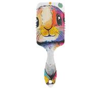 Cute Lop-eared Rabbit gentle hair brush for black women Designed scalp massaging for thinning hair with Ergonomic handle cepillo para pelo rizado
