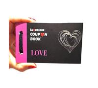 Cute Love Coupon Book | Romantic Vouchers for Couple & Friends Love DIY Coupon Book | Valentine's Day Birthday & Christmas Coupon Ideas | for Boyfriend & Girlfriend | Epic Entertainers