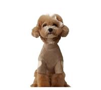 Cute 'Love' Dog Clothes, Warm Fleece Base Layer Shirt for Yorkshire Terrier Cat, Cuddly Winter Puppy Clothing with Teddy Design(Gray,XL)