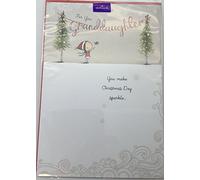 Cute Lovely Granddaughter Christmas Greeting Card, Girl by Hallmark