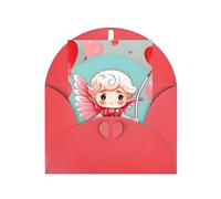 Cute Loving Boy Greeting Card, 4x6 Inch With Envelope, #Suitable For Birthdays, Weddings, And Business Events.