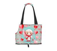 Cute Loving boy Printed pet Shoulder Bag, Suitable for Small Dogs and Cats, Shopping and Travel Dual-Purpose Bag
