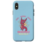 Cute, Loving, Crazy, Incredible Adorable - Steampunk Dragon Case for iPhone X/XS